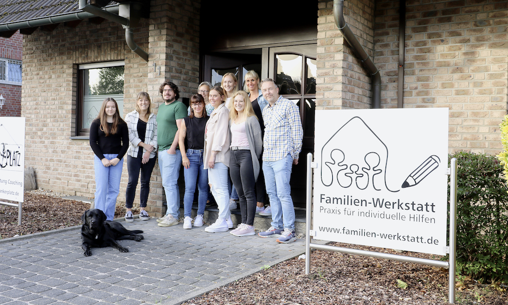 Das Team der Familien-Werkstatt in Grefrath.