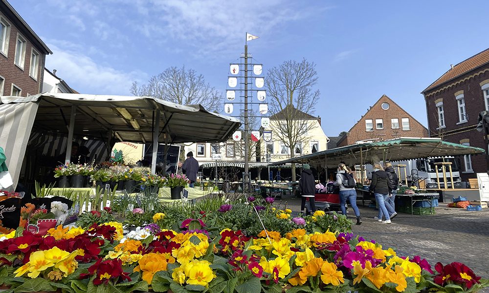 Wochenmarkt in Grefrath